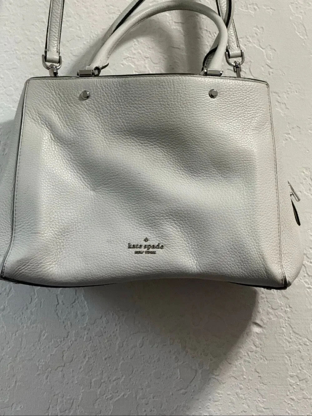 Kate Spade Leila Medium Triple Compartment Satchel Bag  purse - Sea Water